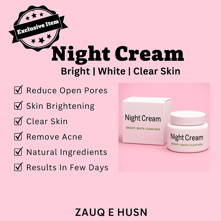 The Health Healer Night Cream - Brightening for All Skin Types