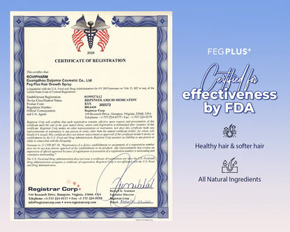 FEG Plus Hair Growth Spray (Original USA Imported)