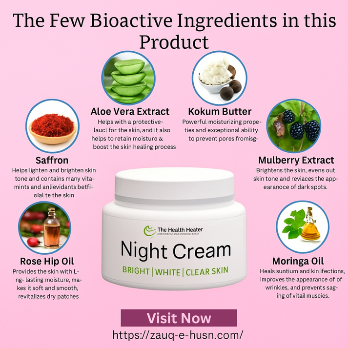 The Health Healer Night Cream - Brightening for All Skin Types